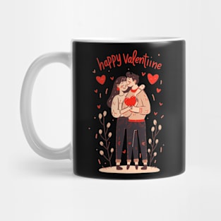 Valentine Romantic couple heart love birds Mug